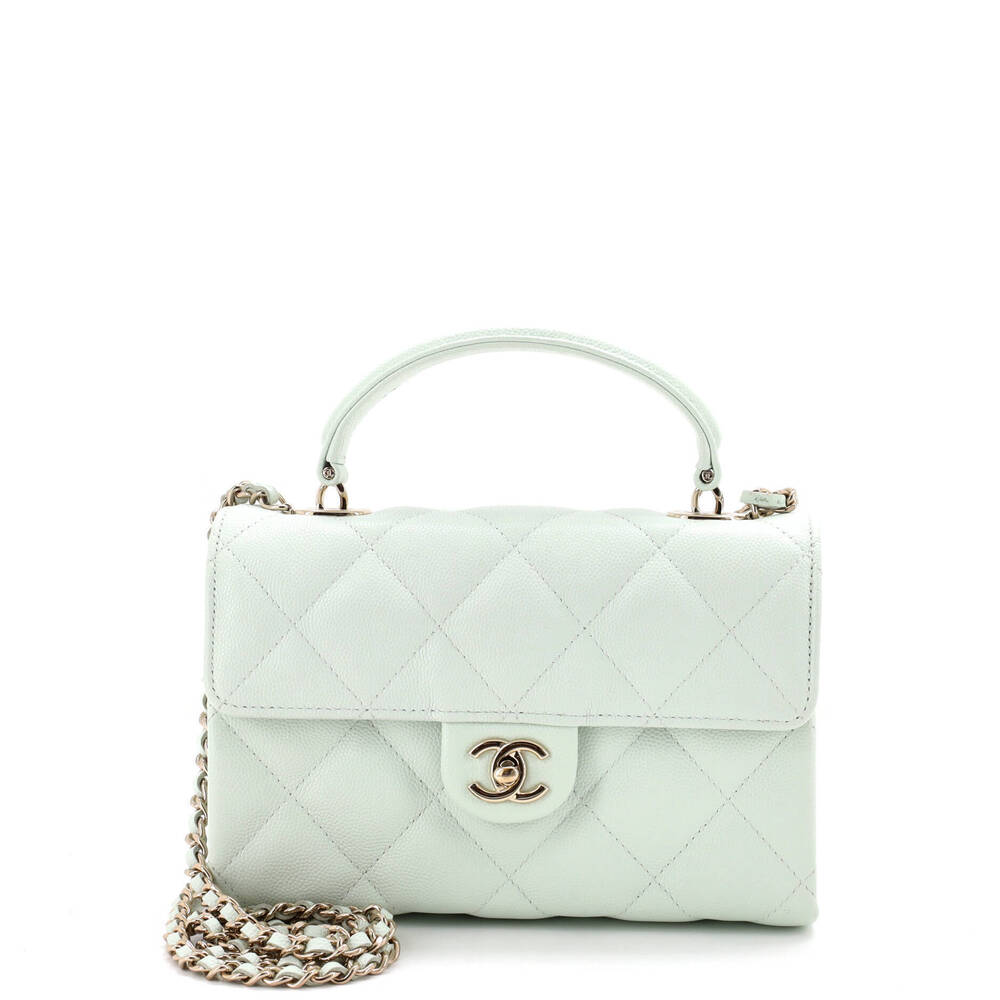 Chanel Mini Retro Twist Top Handle Flap Shoulder Bag
